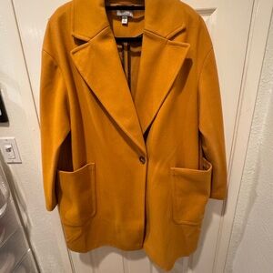 Women's Mustard Yellow Coat